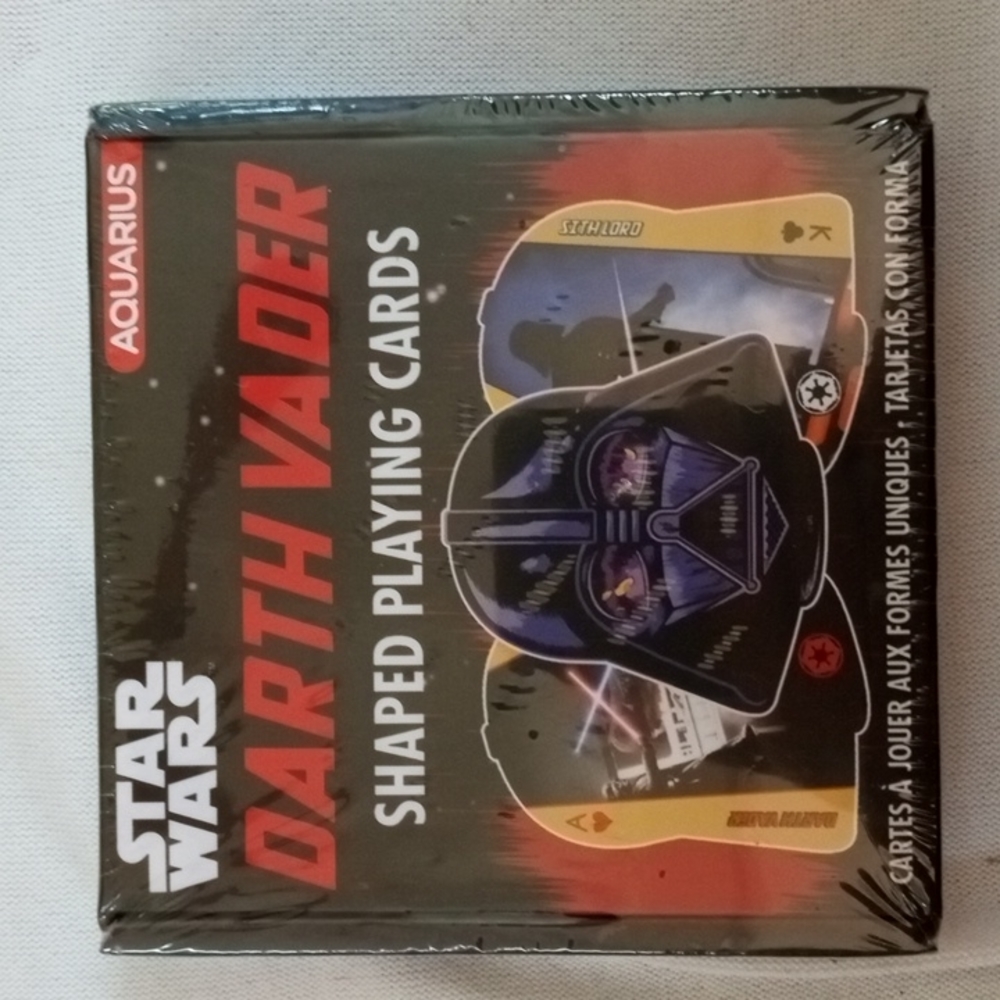Star Wars Darth Vader Shaped Playing Cards nib